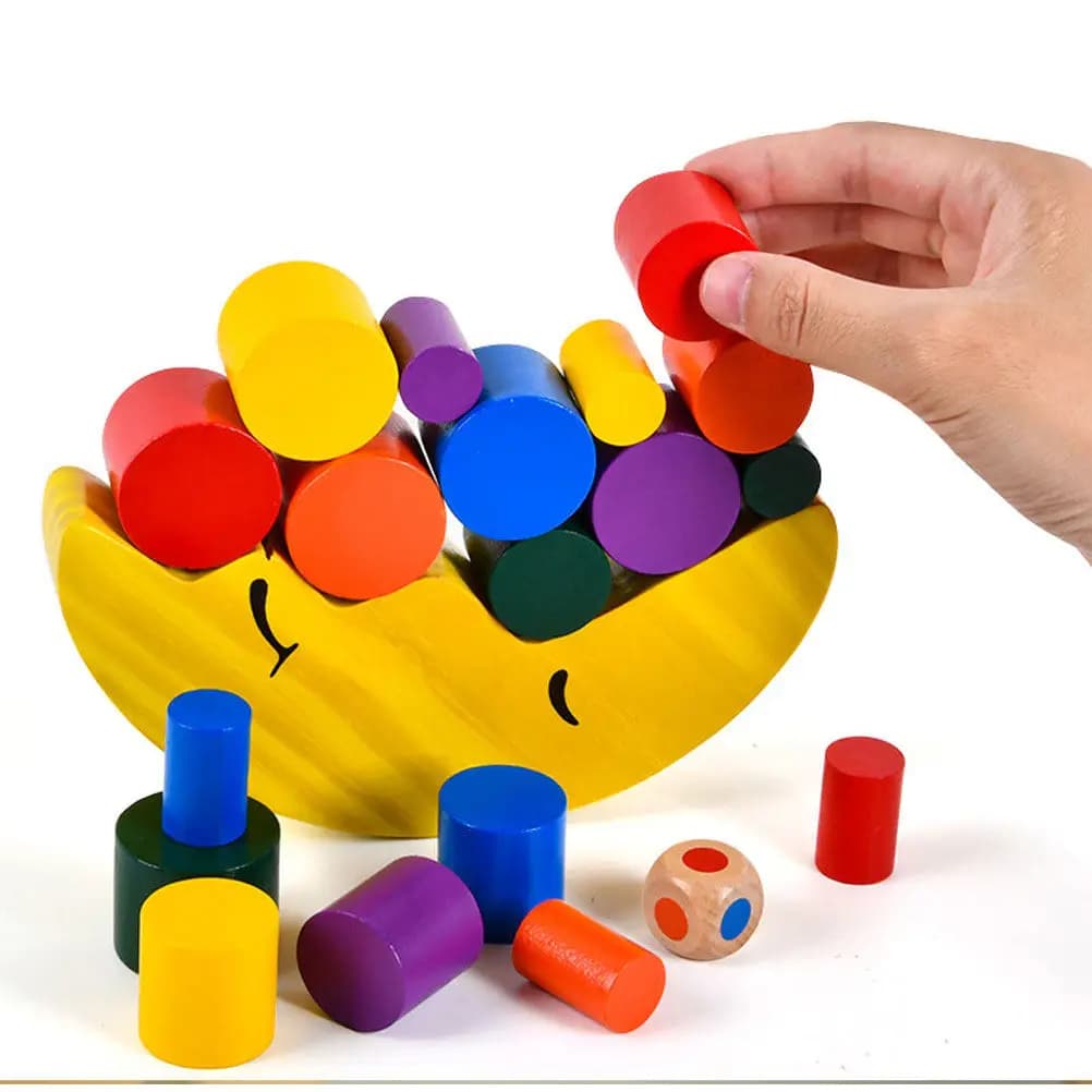 Set di Giochi Educativi per Bambini, Gioco di Equilibrio per lo Sviluppo del Pensiero Logico, Regalo Interattivo Genitore-Figlio