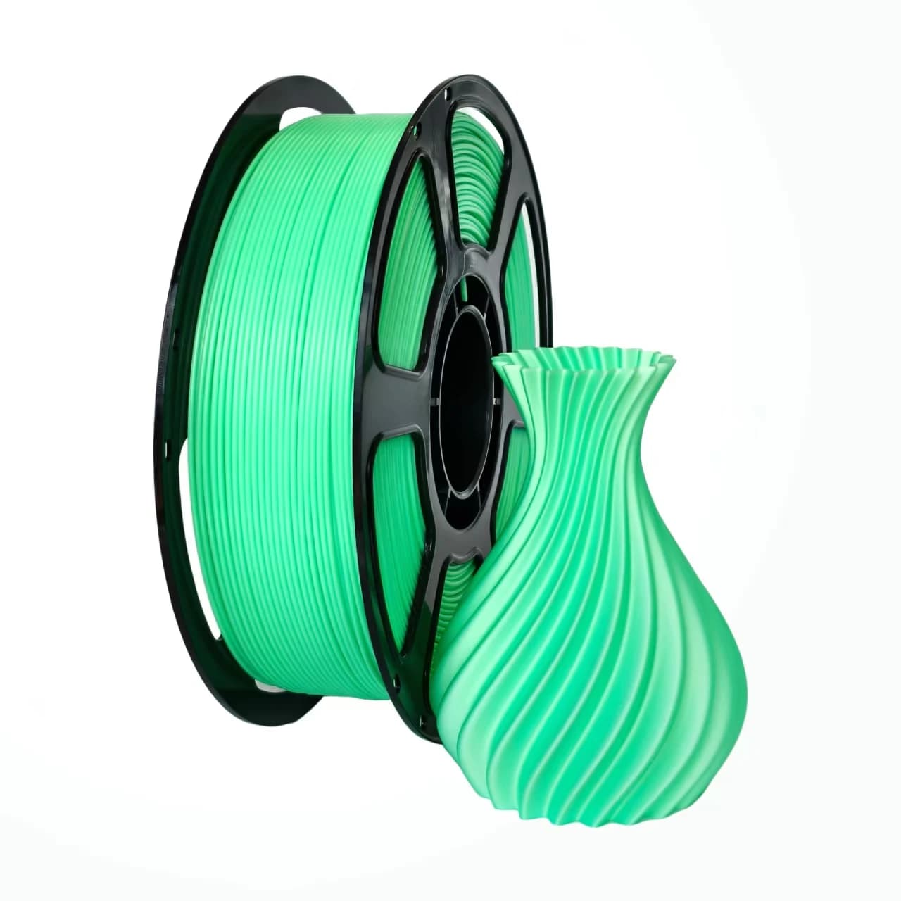Silk Single Color 3D Printing Consumables PLA Silk 1KG 3D Printer Monochrome Silk Mint Green 3Ds Filament