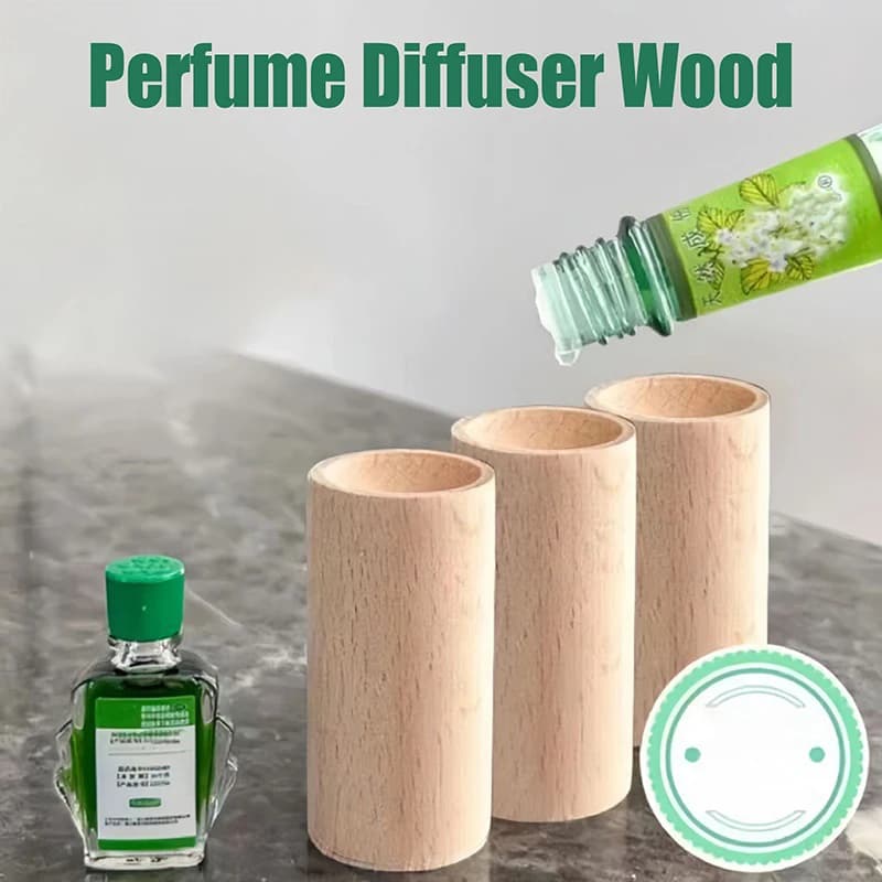 Diffusore di oli essenziali in legno ecologico - Diffusore di fragranze per aromaterapia per la casa, aiuto per il sonno rinfrescante