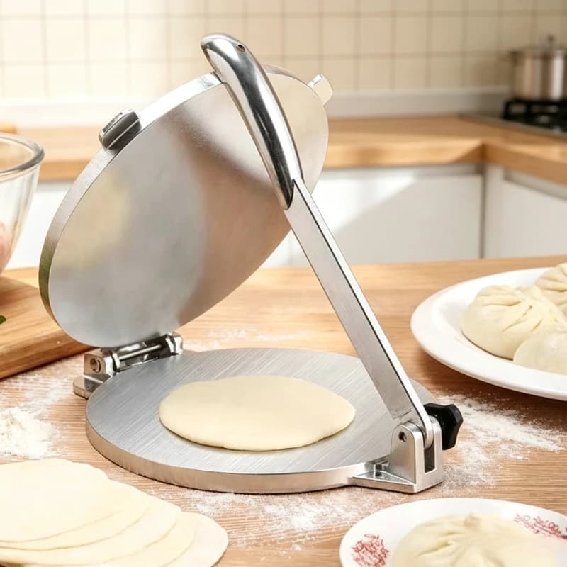 Manual Tortilla Press Maker Dough Press Tool for Corn Tortillas Dumpling Wrappers Burrito Flat Bread Household Kitchen Gadget