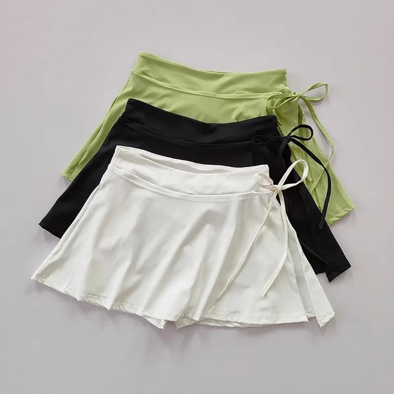 Gonne sportive da corsa 2 in 1 da donna Pantaloncini a vita alta Gonna da golf da pallavolo Gonna da yoga sportiva da tennis Pantaloncini da yoga per palestra