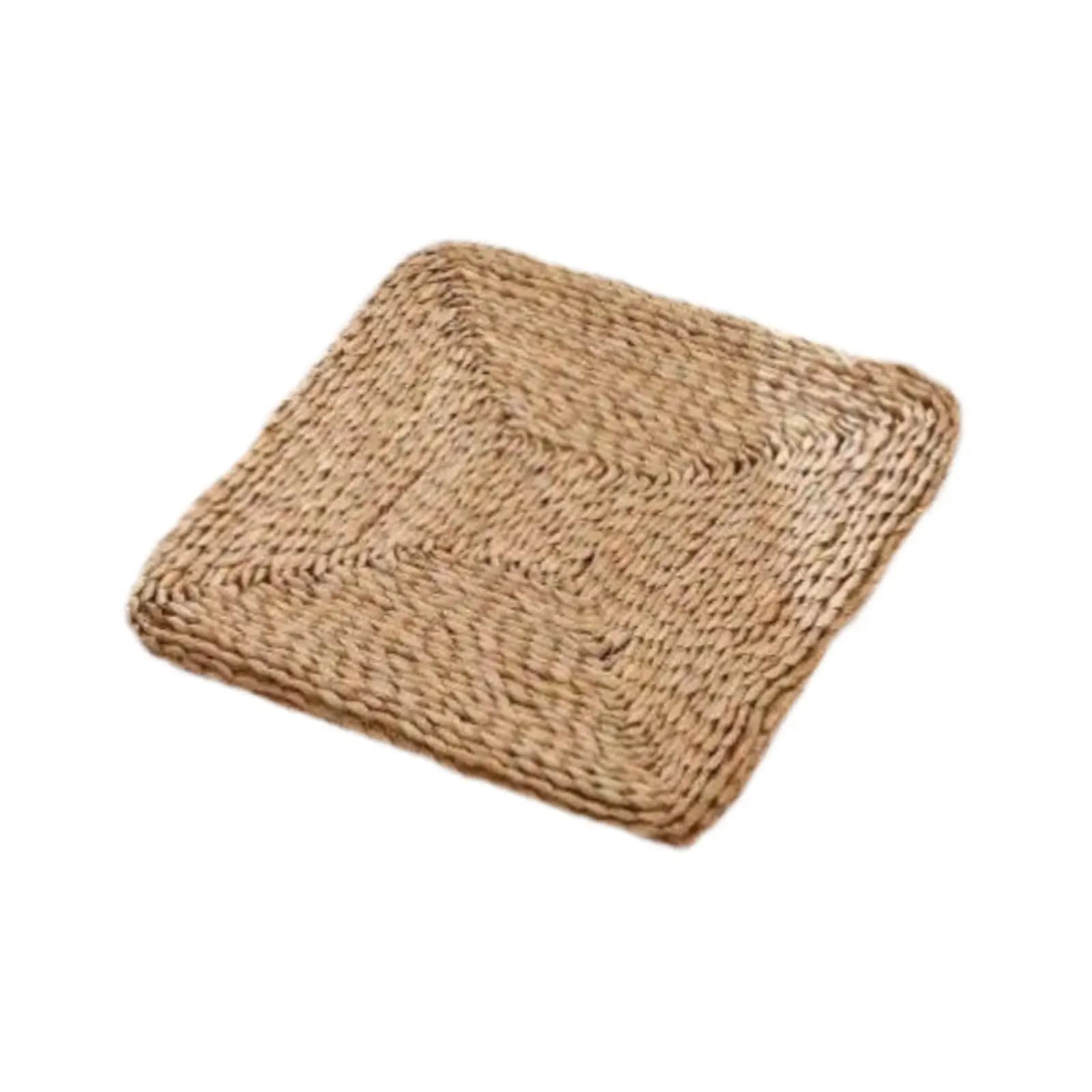 Futon Mat Bay Window Cushion Tatami Mat Meditation Cushion Tatami Floor Pad Square Sitting Pad Chair Cushion for Living Room