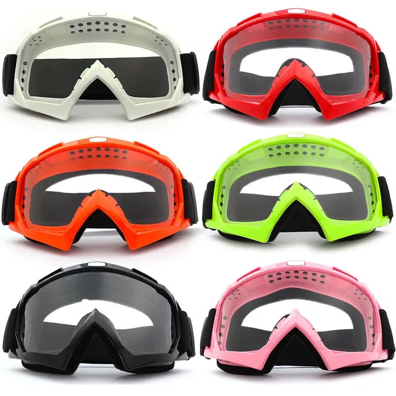 Occhiali da sci Occhiali da moto da ciclismo antivento Occhiali da sole da snowboard antiappannamento invernali Maschera da sci Occhiali da corsa per bici