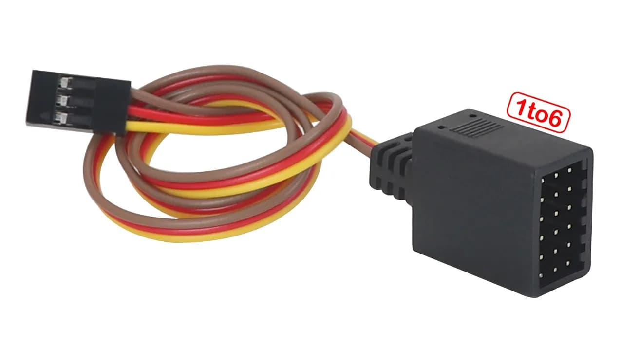 Cavo di prolunga per linea estesa tipo Y da 350 mm per prolunga servo per cablaggio Futaba Jr Y per auto/nave/elicottero Rc