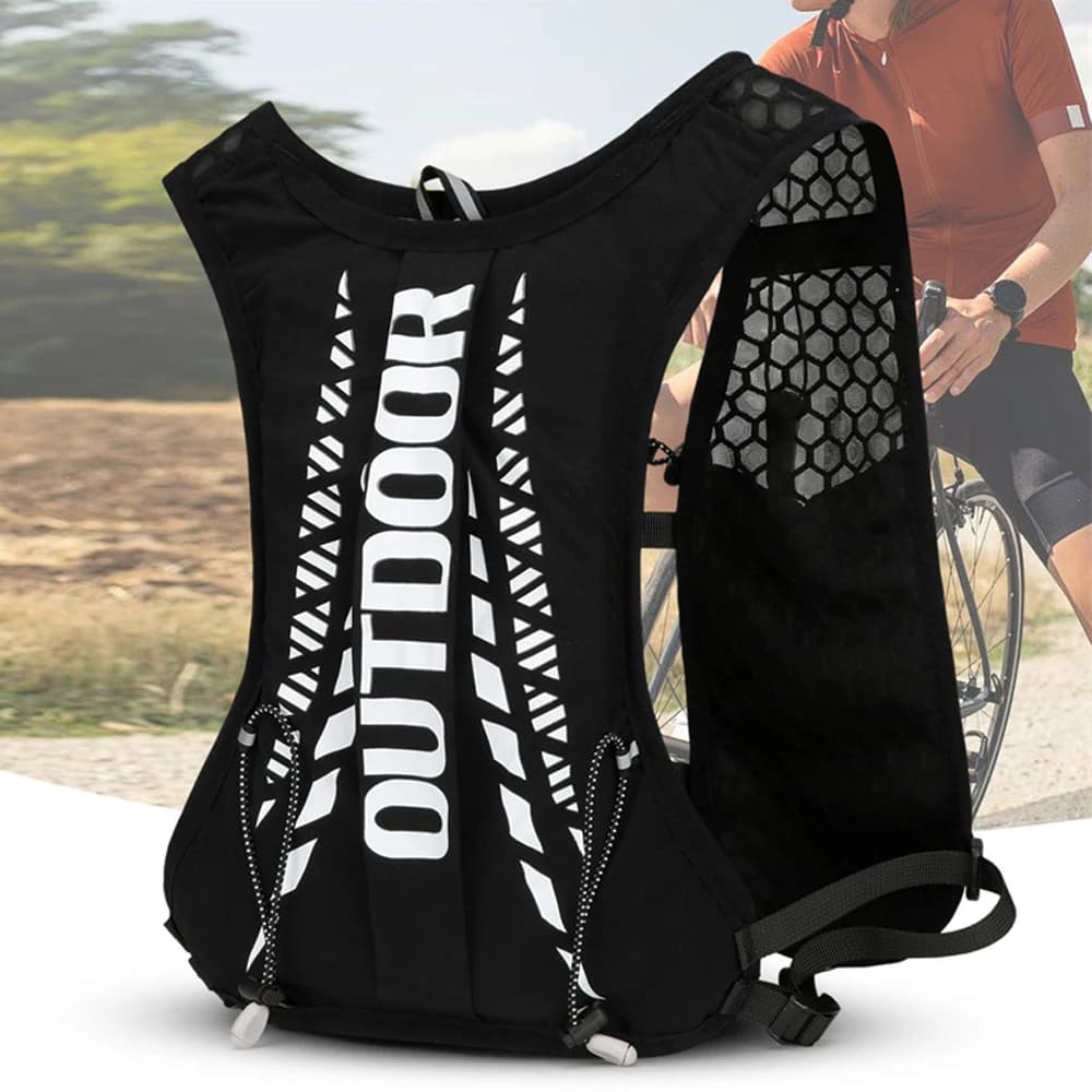 Running Hydration Backpack Vest,Ultra Light Water Pack for Hiking Trail Running, Adjustable Daypack for Cycling Marathon Camping