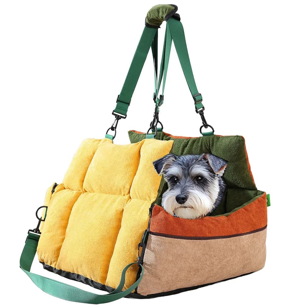 Lettino per animali domestici facile da pulire per auto e casa Tappetino impermeabile in tessuto Teflon, tappetino trasformabile per cani e gatti Forniture da viaggio lavabili in lavatrice