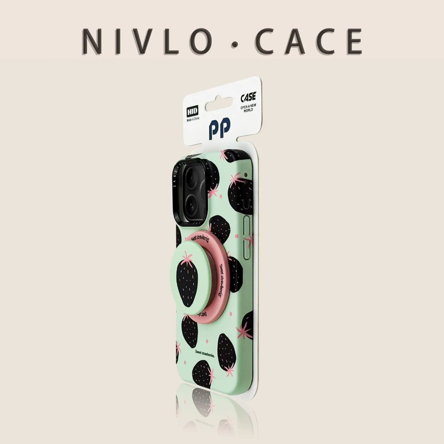 Custodia per iPhone 17 Pro Max Verde Base Nera Fragola con Supporto Magnetico Nuova Premium Semplice Cover per Coppia compatibile con iPhone 16 15 14 13 12