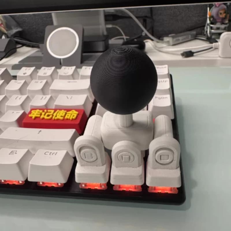 Joystick per Tastiera Personalizzato Stampato in 3D, Modifica Tasto Direzionale per Tastiere Meccaniche, Accessori Facili da Installare, Controller Tasto Freccia