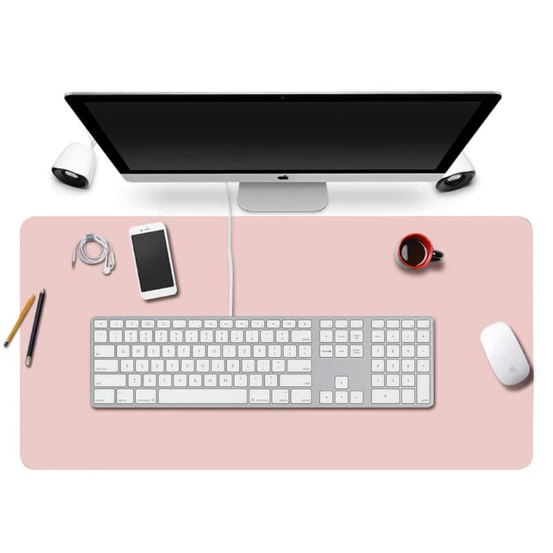 1pc of Large Sizes 600*300mm Desk From Office Protection Zerbino Leather Of PU Waterproof Mouse Pad Desktop Keypad Gaming Mousepad