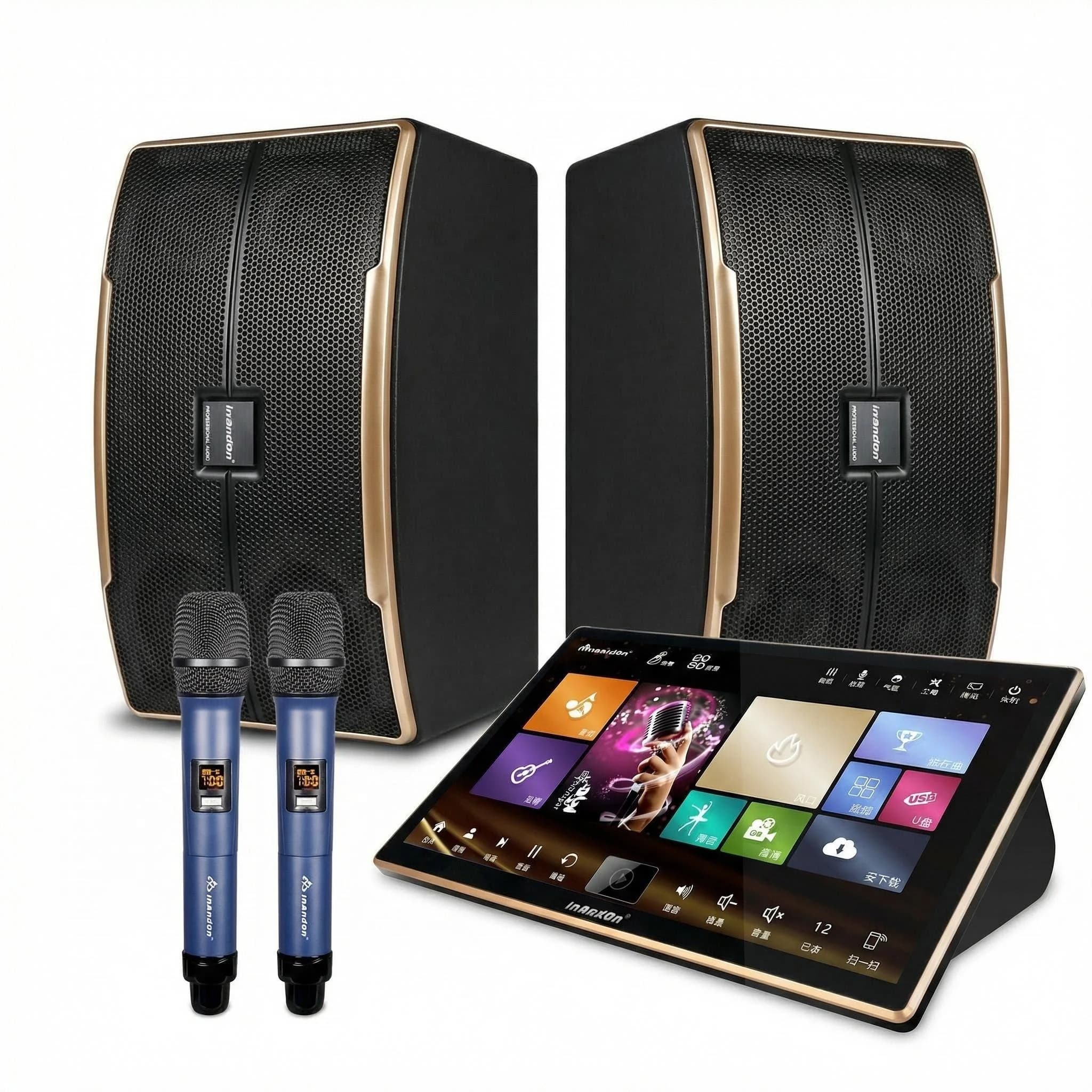 Manufacturer Supplier China 18.5 Magic Sing Karaoke Machine System Set 2T Inexpensive PA Speaker System for Karaoke Players