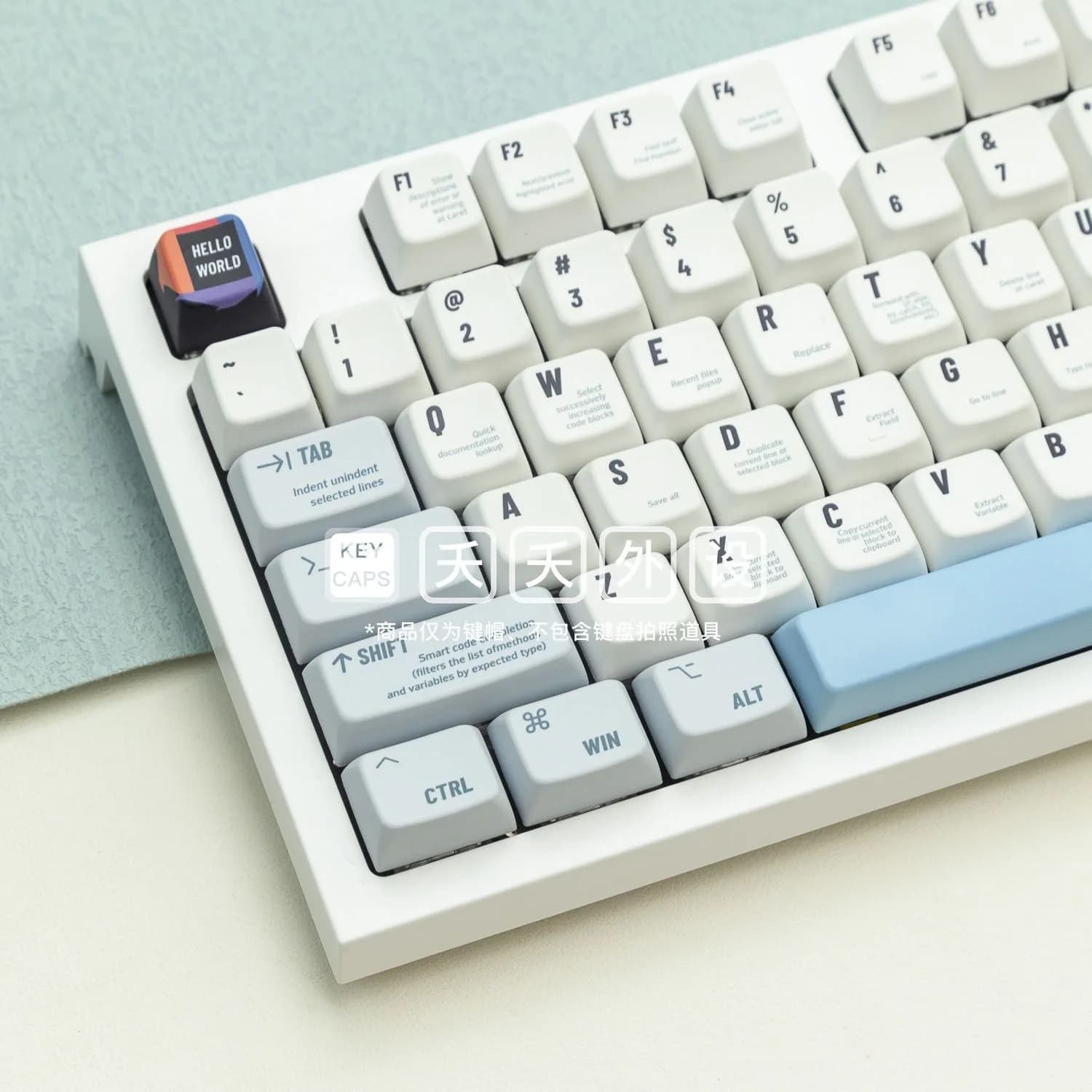 143 tasti programmatore Keycaps MDA Profile PBT Dye Sublimation tastiera meccanica Keycap per MX Switch GK61 67 75 84 87 980