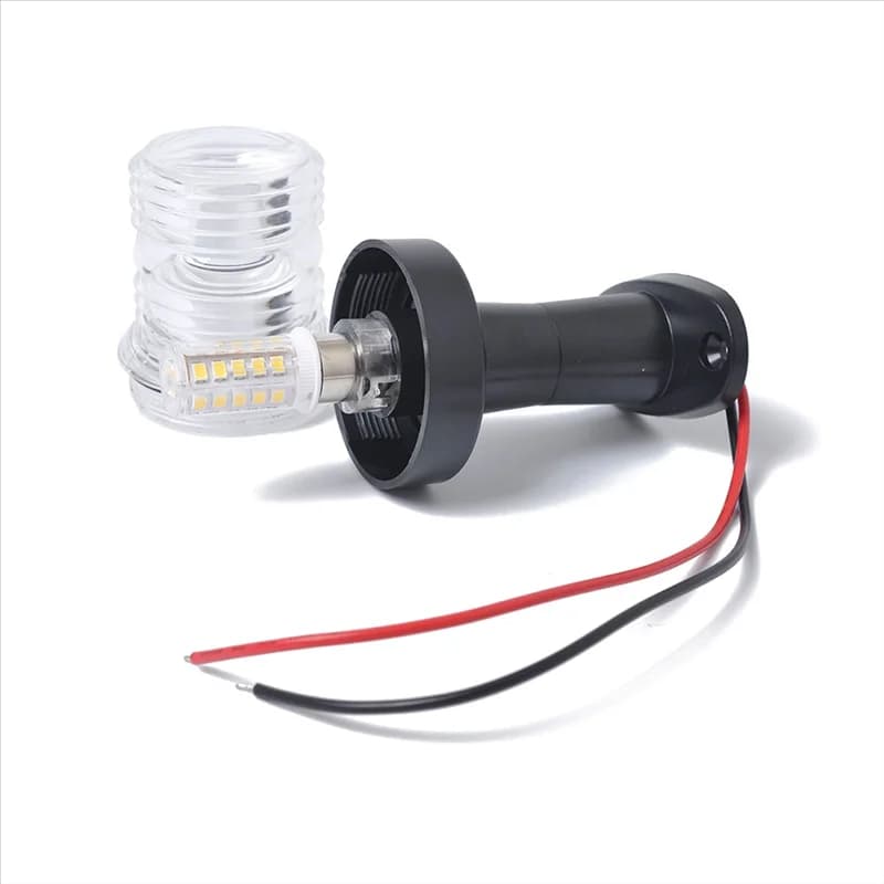 Luce di poppa di ancoraggio a tutto tondo per barche marine 12V Luce di navigazione a LED da 360 gradi Luce di navigazione-AD39