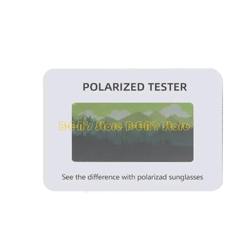Tester per occhiali da sole polarizzati Y1AD, scheda prova per occhiali, carta controllo ottico 100 pezzi