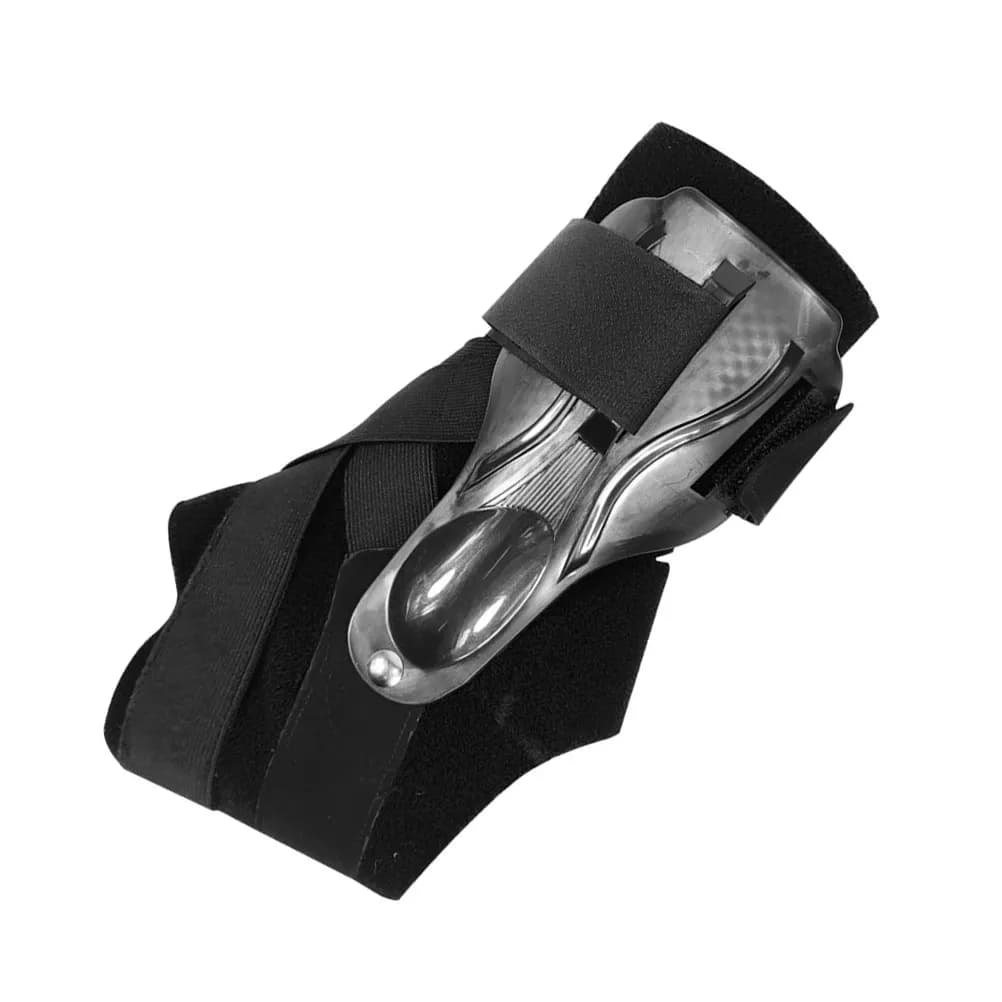 Supporto per caviglia sportivo traspirante rinforzato per corsa, basket, tennis, con cinghie regolabili, comoda fascia per adulti