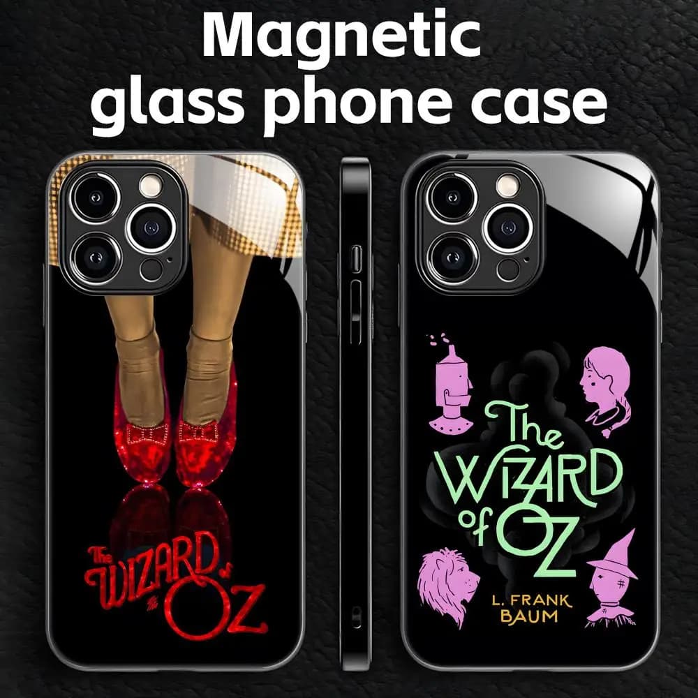 The Wonderful Wizard of Oz Phone Case For iPhone17 16 15 14 13 12 11 X XR XS 8 Plus Mini Pro Max Glass Magnetic Case