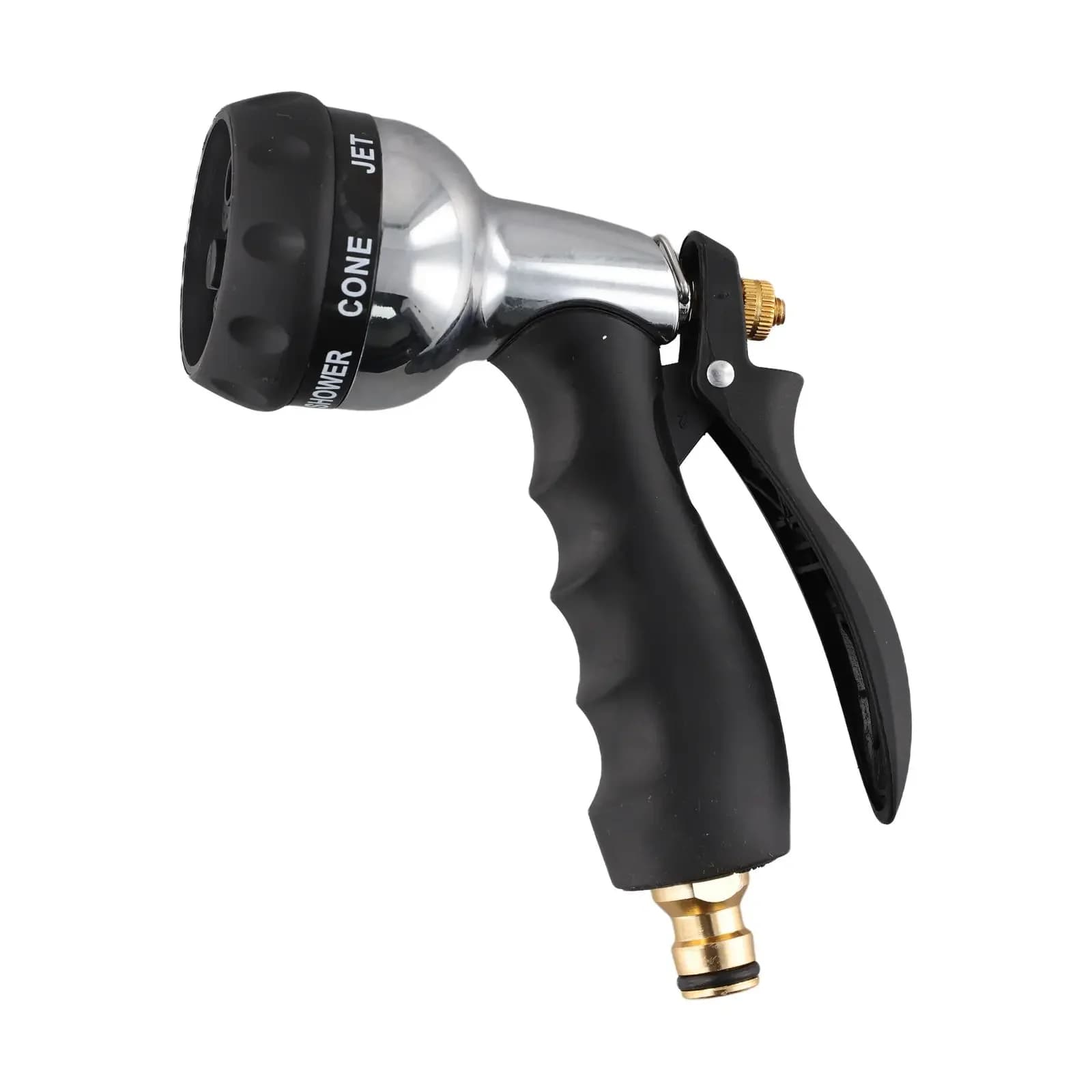 Uso Efficiente dell'Acqua: Ugello per Tubo da Giardino con Impugnatura Ergonomica, Design Salva-Lavoro, Materiale Premium, Impugnatura in Gomma per Lavaggio Auto