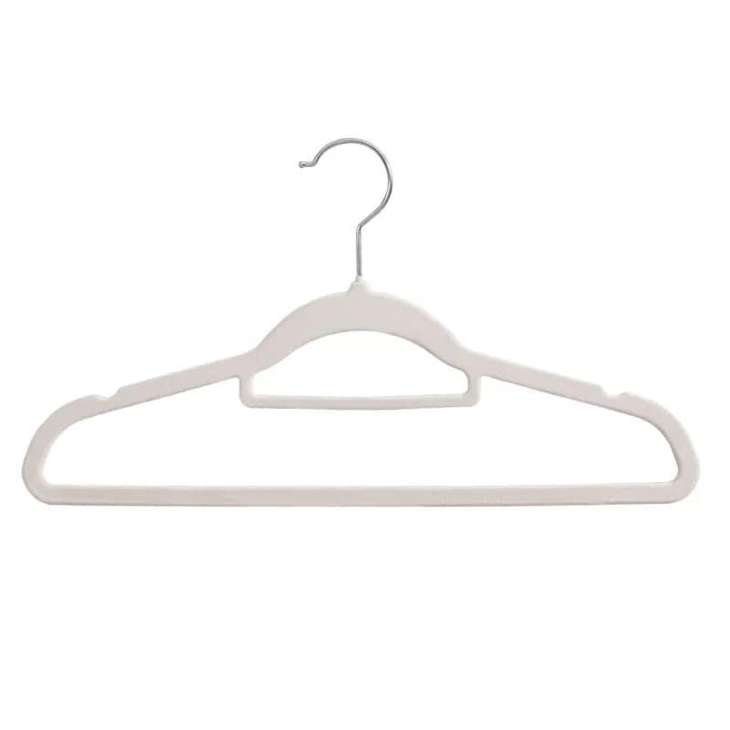 10 pezzi appendiabiti floccaggio gancio girevole a 360 gradi per abbigliamento grucce standard salvaspazio asciugatura appendiabiti organizzatore di stoccaggio