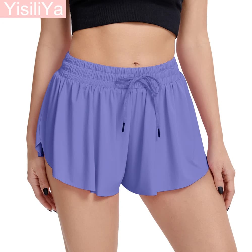 Gonne fiorite per pantaloncini da Yoga estivi da donna palestra Run Pocket Design Skorts da Tennis abito da spiaggia Butterfly Group Athleisure 2022