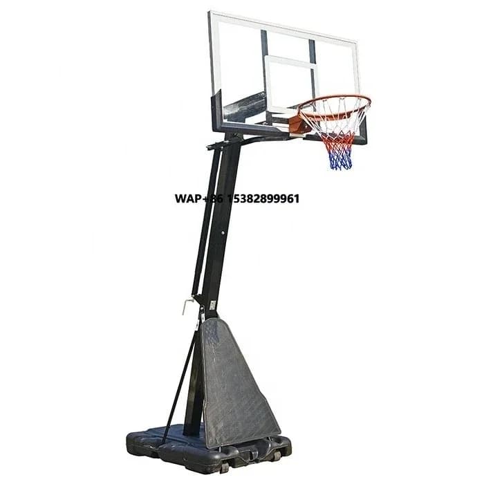 Adjustable Mobile Basket Box in Height 8ft-10ft (2.5m-3.05m) Portable for Adults, Young and Teenagers, Internal and External Use