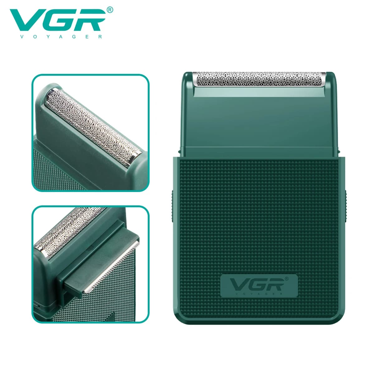 VGR Rasoio Professionale Rasoio Elettrico Rasoio Rasoio a lamina Alternativo Tagliacapelli Ricaricabile Macchina da barba per uomo V-376