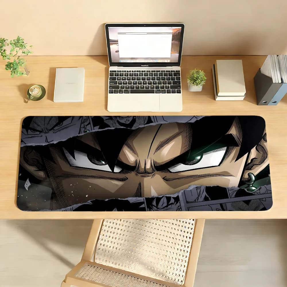 Tappetino per Mouse D-Anime Saiyan D-Dragon Ball, Antiscivolo in Gomma per Computer e Laptop, Decorazione per Scrivania per Giocatori