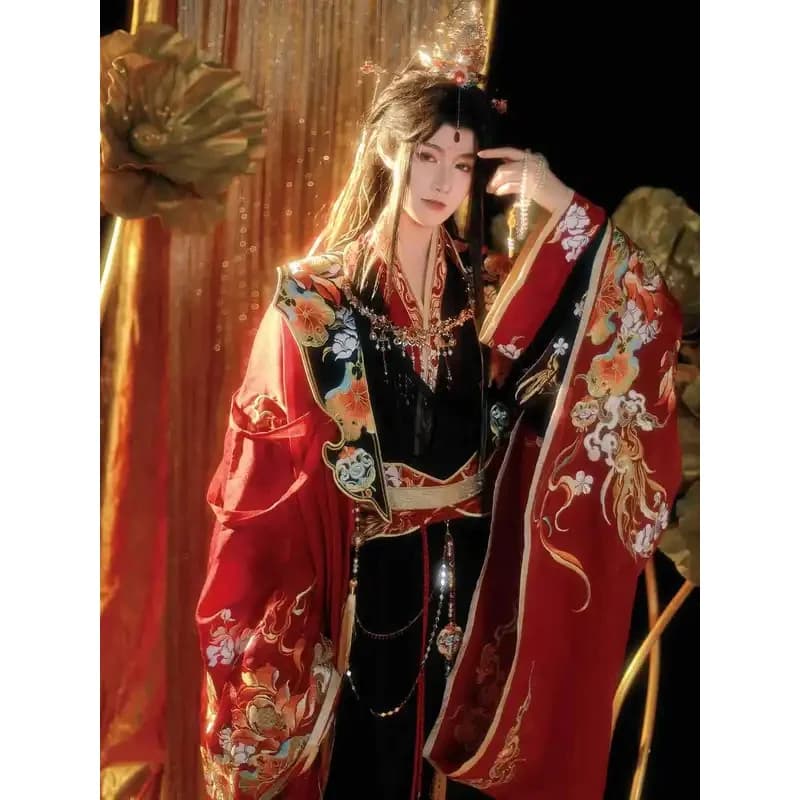 Costume Cosplay Tian Guan Ci Fu Tai Zi Platinum Peacock, Hua Cheng, Xie Lian, Yue Shen