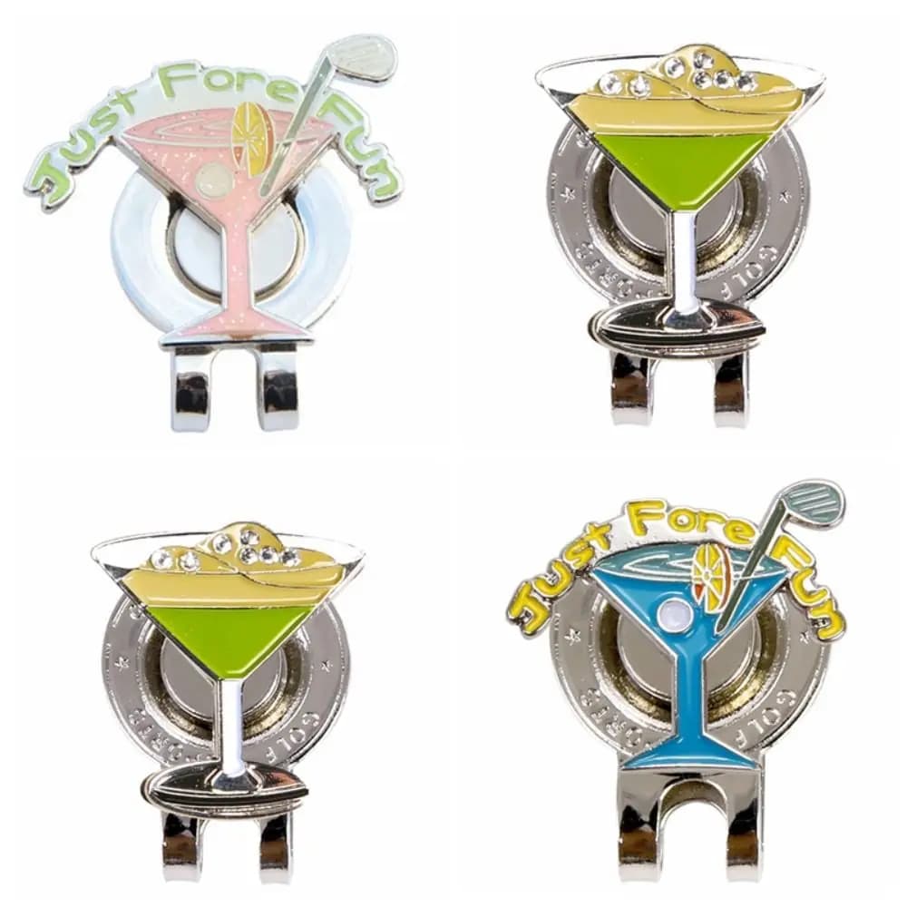 Golf Equipment Ball Marker Golf Hat Clip Metal Marker Alloy Golf Mark Removable Unique Magnetic Hat Clip Gift for Boys