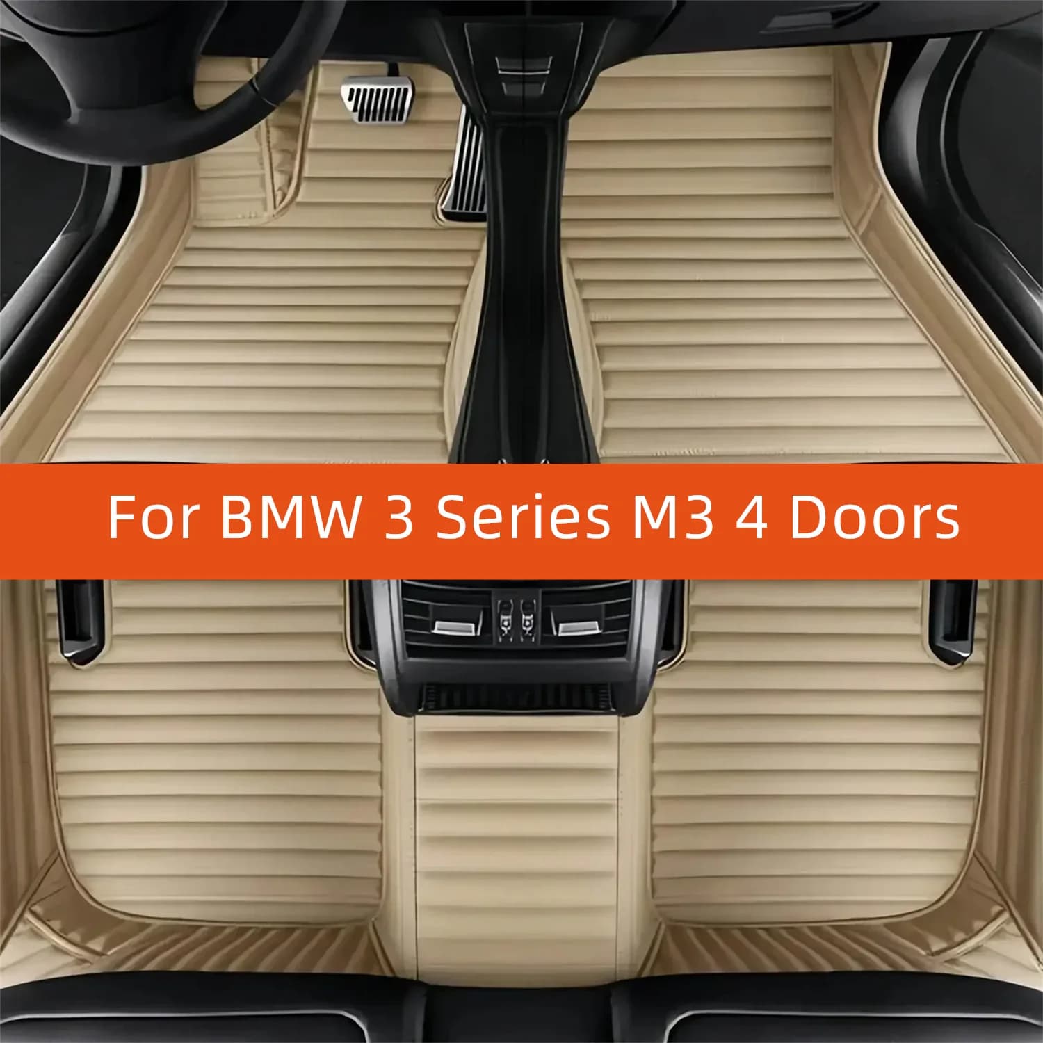 Customized Leather Car Car Mat for BMW 3 M3 Series 4 doors 2013 2015 2016 2017 2018 2019 Car Mat Interior accessories