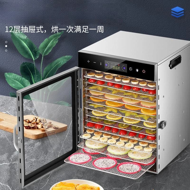 Macchina per frutta secca essiccatore per alimenti per uso domestico piccoli snack per animali domestici carne cibo essiccatore per frutta e verdura commerciale