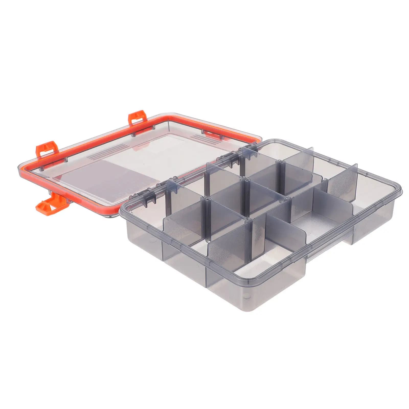 1Pcs Fishing Tackle Storage Box Heavy Duty Waterproof Sealed Design Portable Lightweight Easy Carry for Hooks Lures Baits