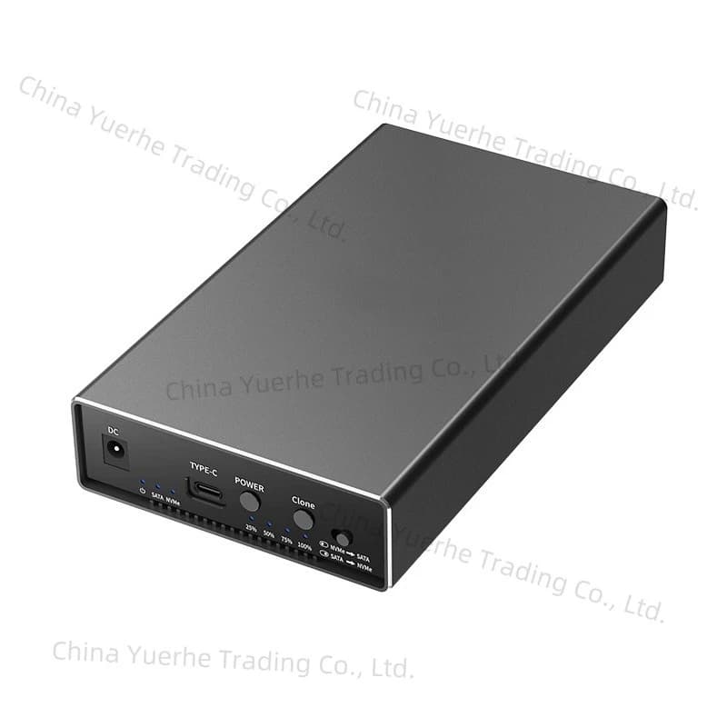 Scatola per disco rigido mobile Interfaccia SATA da 3,5 pollici Protocollo M.2 NVME Fotocopiatrice esterna SSD a stato solido