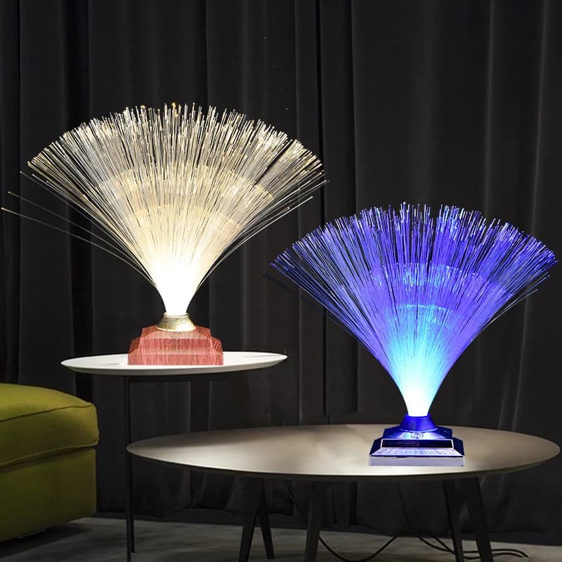 LED Starlight Fiber Optic Light 3 Colorful Colorful USB Charging Night Light Creative Table Lamp Room Decoration