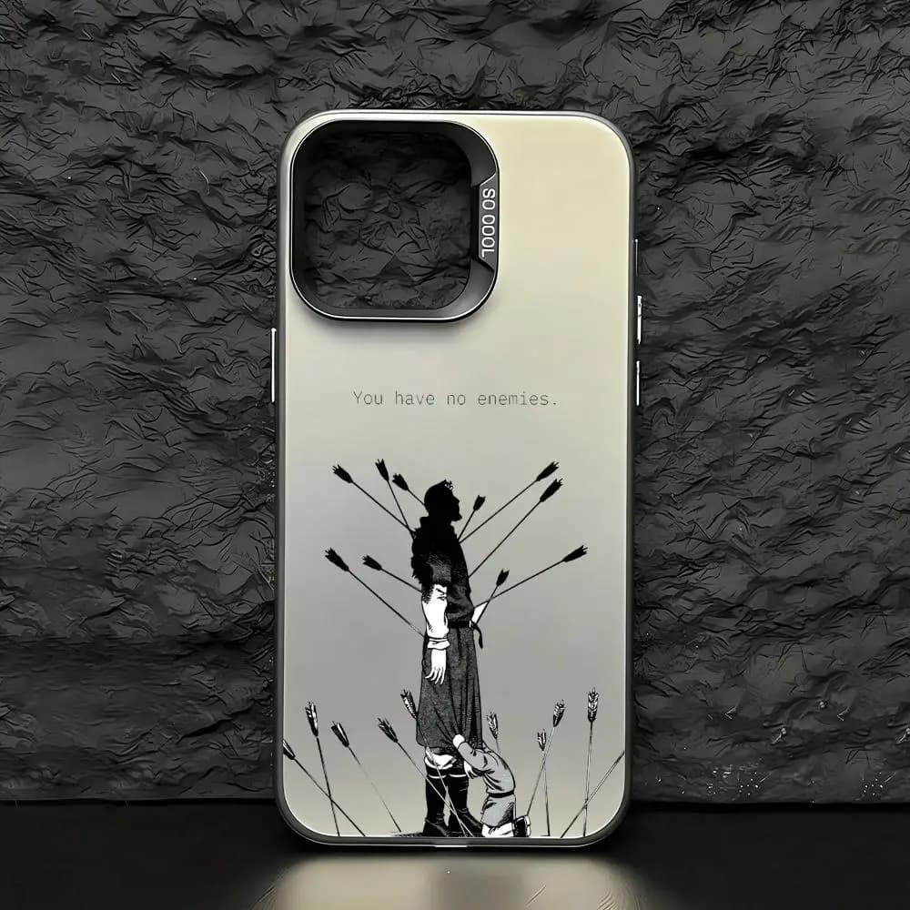 V-Vinland Saga Cool Anime Phone Phone Case For IPhone 17 16 15 14 13 12 11 Pro Max Air Matte Laser Aurora Shockproof Phone Case