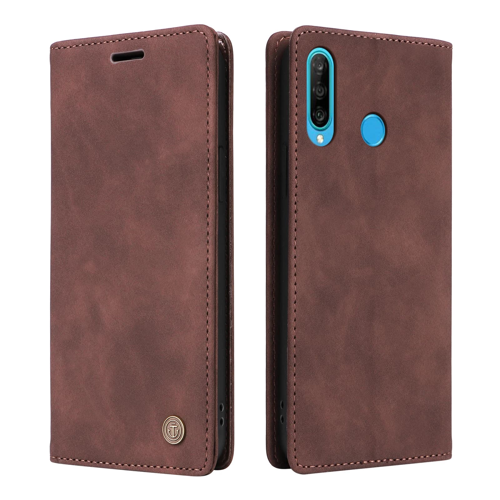 Custodia a portafoglio in pelle per Huawei P30 Lite P30 Pro P Smart 2019 P Smart Z Honor 10 Lite Y9 Prime 2019 con supporto e funzione stand