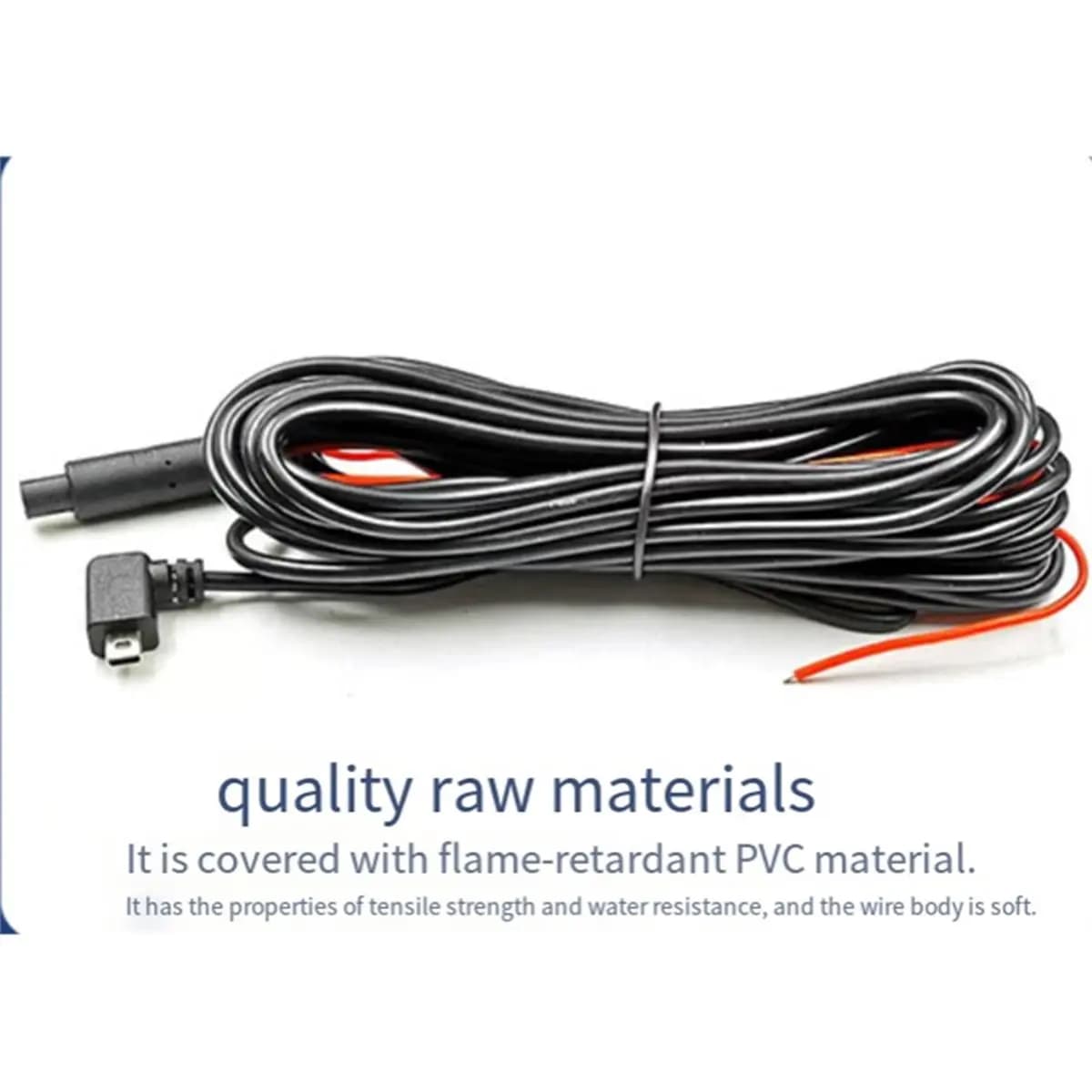 “QUALITY EXCELLE“For Rearview Dash Cam S500 for RC13 Rear Cam Rear Photography Connection Cable 5.5 M