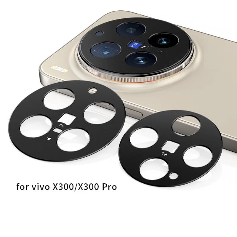 for Vivo X300 Pro Camera Bezel Anti Scratch Metal Frame Cover Hollow Film Super Slim Lens Protector Cap Sticker
