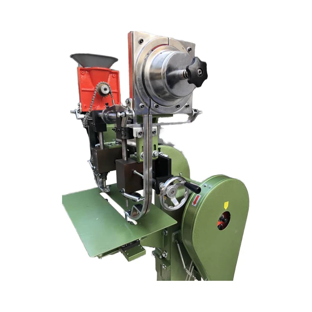 Macchina Automatica a Doppia Testa per Foratura Occhielli per Produzione Sacchetti di Carta, Componenti Motore 220V
