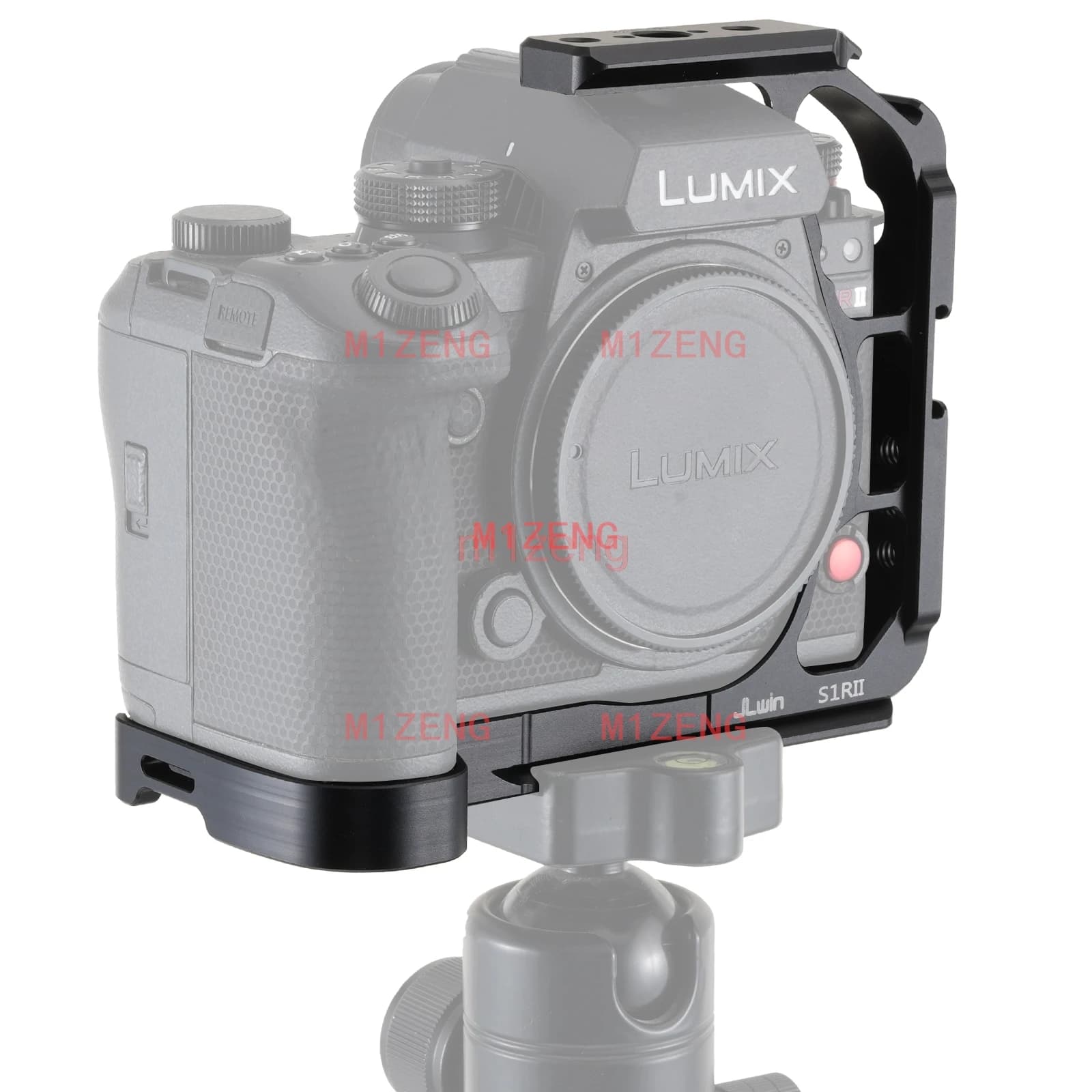 Supporto a Sgancio Rapido a Piastra L per Gabbia Rabbit Cage, Braccio di Supporto per Stabilizzatore per Treppiede Fotocamera Panasonic LUMIX S1RII/S1IIE