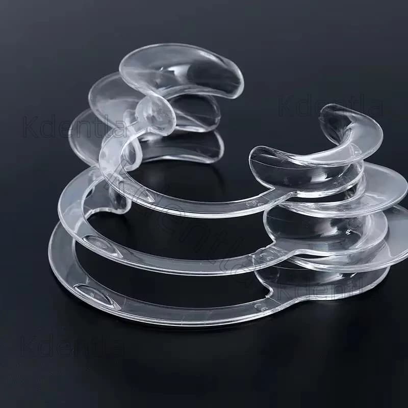 100 pcs. Oral Divator C for Teeth Whitening, Lip and Cheek Retractor, Open Dental Mouth, Intraoral Expander, Orthodontic Tool for Dentists