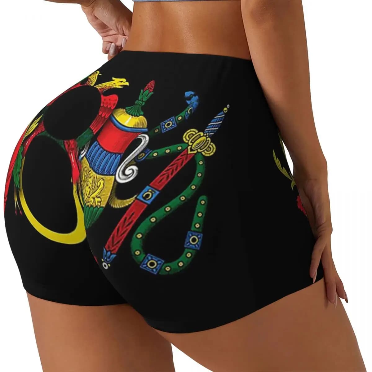 Pantaloncini da corsa per allenamento in palestra da donna personalizzati Italian Aces Briscola Scopa Card Pantaloncini da yoga per motociclisti da pallavolo atletico