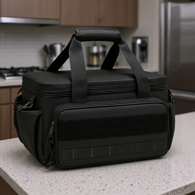 Borsa porta attrezzi in tessuto Oxford, resistente all'usura, anti-attrito, tattica, multiuso