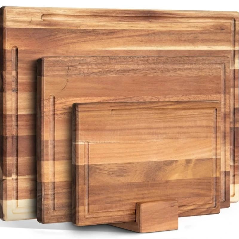 Tagliere in legno di acacia, tagliere da cucina in legno