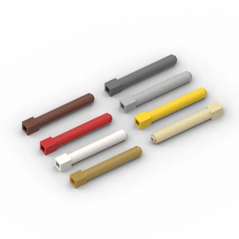 50 pz MOC 43888 con 1x1x6 Solido Pilastro di Spessore per Blocchi di Costruzione Parti Mattoni FAI DA TE Bulk Tech Parti Giocattoli Modello Educativo