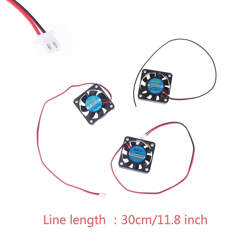 1 pz stampante 3d Deel ventola 4010 2 pin 40 mm 40 x 40 x 10 mm 4 cm Videokaart Dc 5 V / 12 V / 24 V 4010 2 P