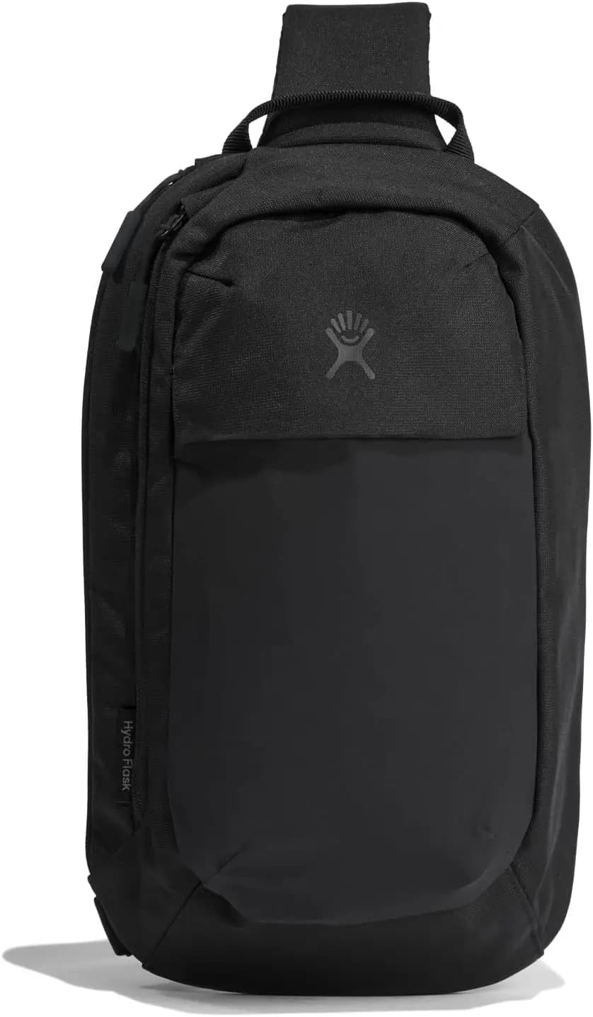 Thermal bottle with shoulder strap, black, 2 pack for Open Activity