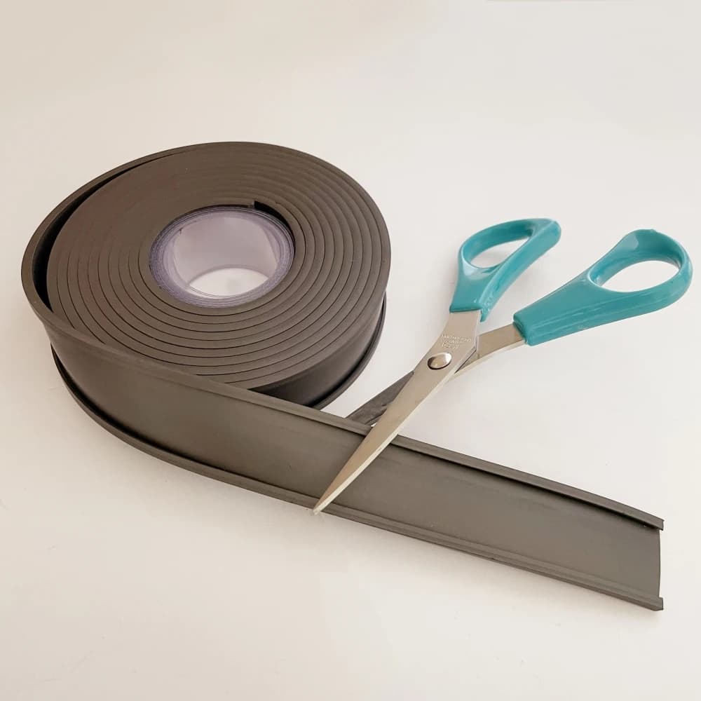 Supporti per etichette magnetiche da 3 metri striscia magnetica con profilo a C magneti in gomma striscia magnetica flessibile con canale magnetico Magnetics in gomma