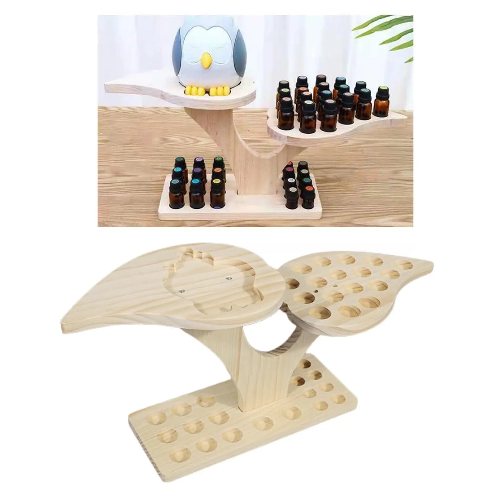 Wooden Essential Oils Stand Diffuser Holder, Home Decoration, Beautiful Artwork