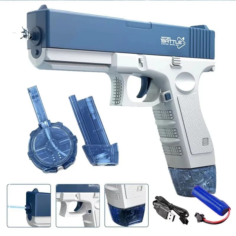 Electric Water Gun Toy Portable Automatic Electric Burst Water Gun Kids Outdoor Water Toys