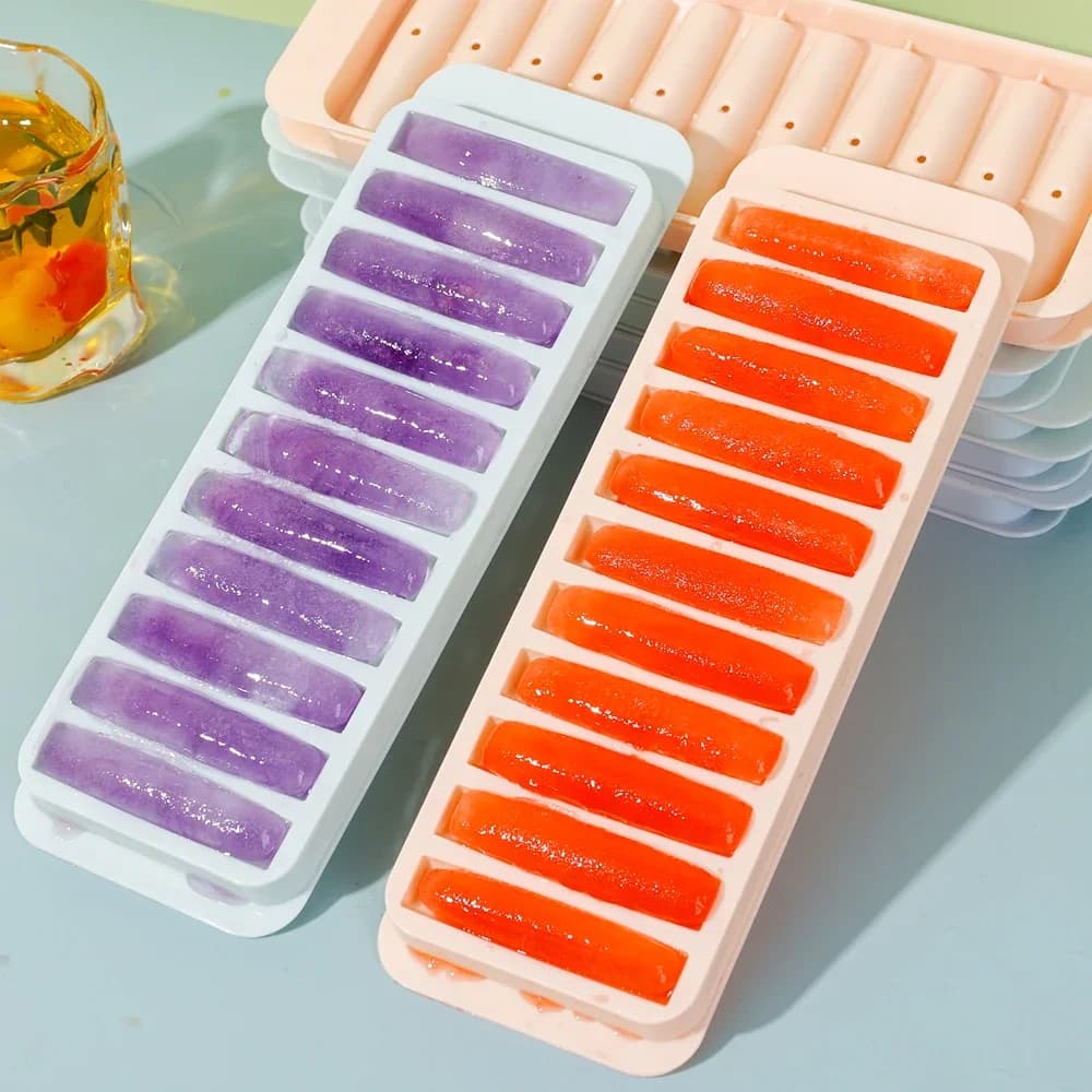 Stampo per cubetti di ghiaccio a barra lunga Succo di vino Cocktail Cubo di ghiaccio cilindrico Stampo per ghiaccio a cubetti creativi Metti nella bocca delle bottiglie di bevande