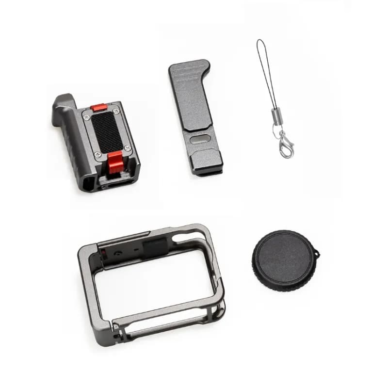 A25P camera handle for DJI OSMO Action 6, lens button support for DJI Action 6, sports camera accessory